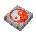 Fire Yin Yang Chinese Zodiac Print Outdoor Seat Cushion Cover
