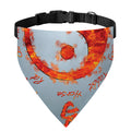 Fire Yin Yang Chinese Zodiac Print Over The Collar Dog Bandana