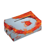 Fire Yin Yang Chinese Zodiac Print Rectangle Tissue Box Cover