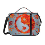 Fire Yin Yang Chinese Zodiac Print Shoulder Strap Bible Bag