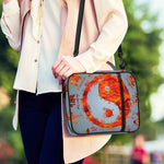 Fire Yin Yang Chinese Zodiac Print Shoulder Strap Bible Bag
