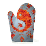 Fire Yin Yang Chinese Zodiac Print Single Oven Mitt
