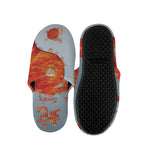 Fire Yin Yang Chinese Zodiac Print Slippers