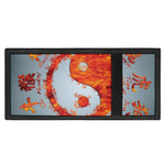 Fire Yin Yang Chinese Zodiac Print Trifold Wallet