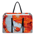 Fire Yin Yang Chinese Zodiac Print Utility Tote Bag