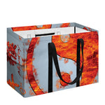 Fire Yin Yang Chinese Zodiac Print Utility Tote Bag