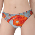 Fire Yin Yang Chinese Zodiac Print Women's Panties