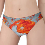 Fire Yin Yang Chinese Zodiac Print Women's Panties