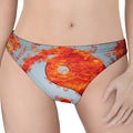 Fire Yin Yang Chinese Zodiac Print Women's Thong
