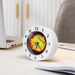Fireball Softball Print Alarm Clock