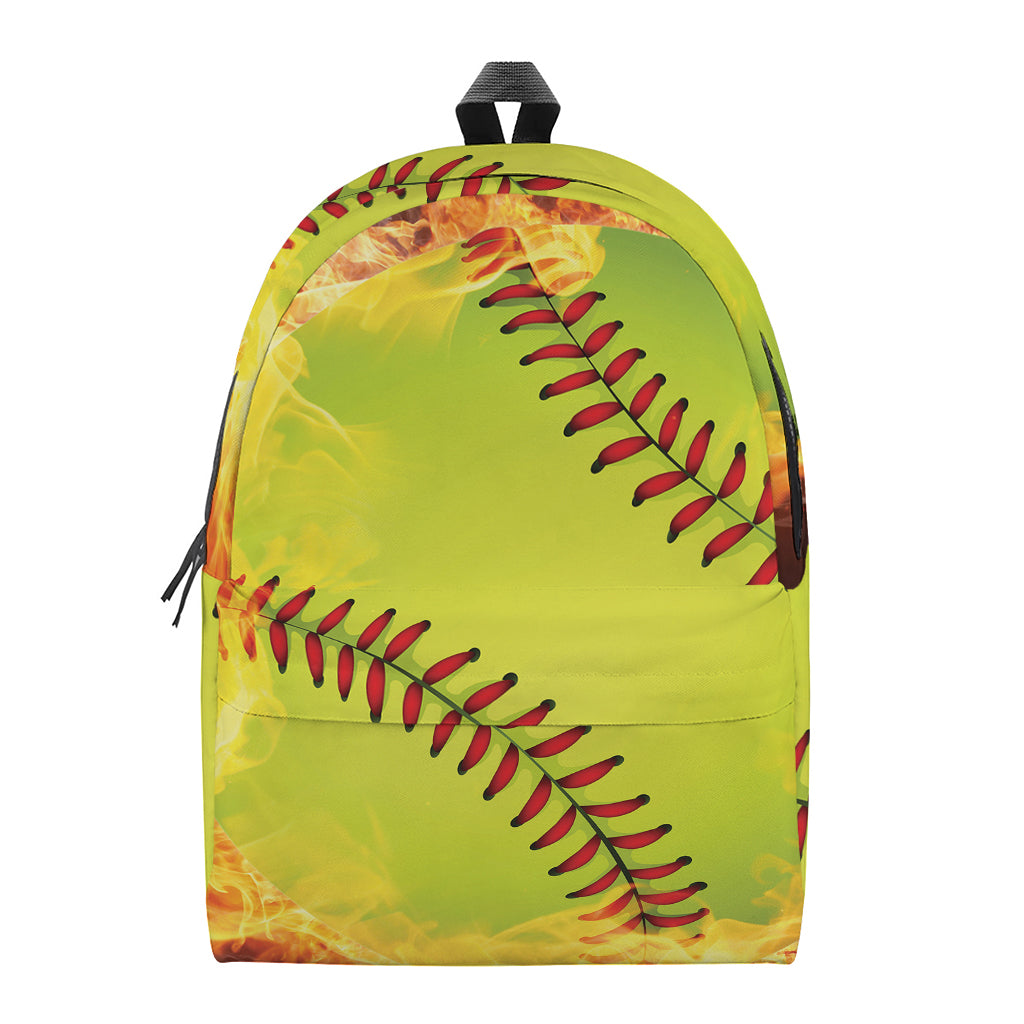 Fireball Softball Print Backpack