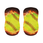 Fireball Softball Print Bar Stool Covers