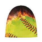 Fireball Softball Print Beanie