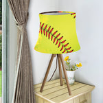 Fireball Softball Print Bell Lamp Shade