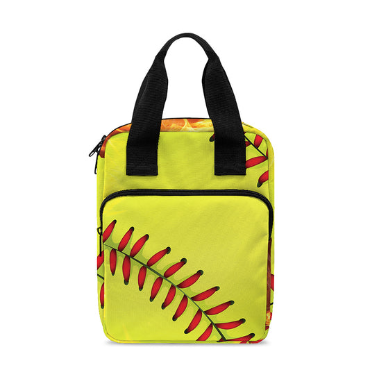 Fireball Softball Print Bible Tote Bag
