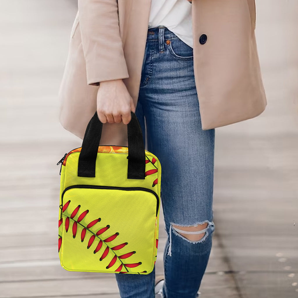 Fireball Softball Print Bible Tote Bag
