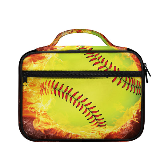 Fireball Softball Print Briefcase Bible Bag