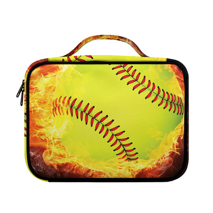 Fireball Softball Print Briefcase Bible Bag