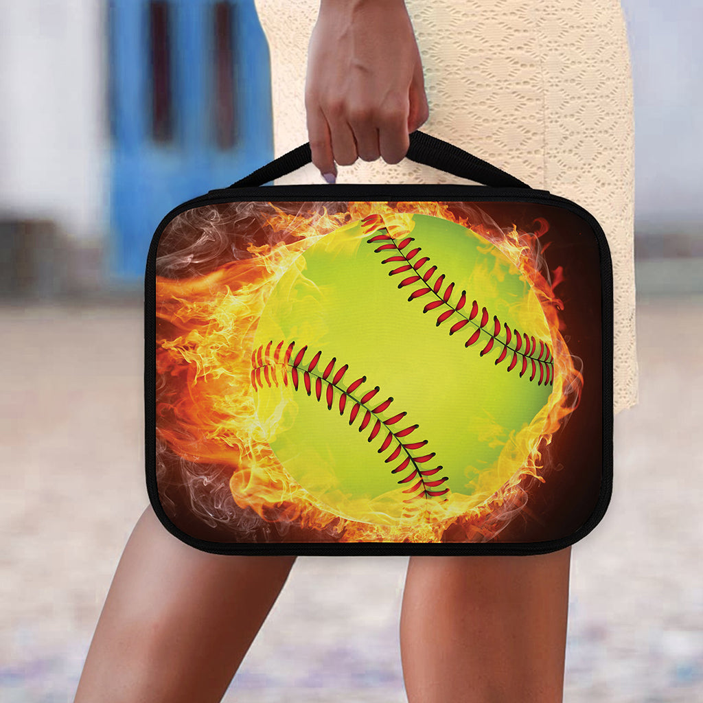 Fireball Softball Print Classic Bible Case