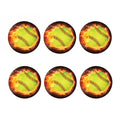 Fireball Softball Print Coaster Set