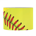 Fireball Softball Print Drum Lamp Shade