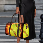 Fireball Softball Print Duffle Bag