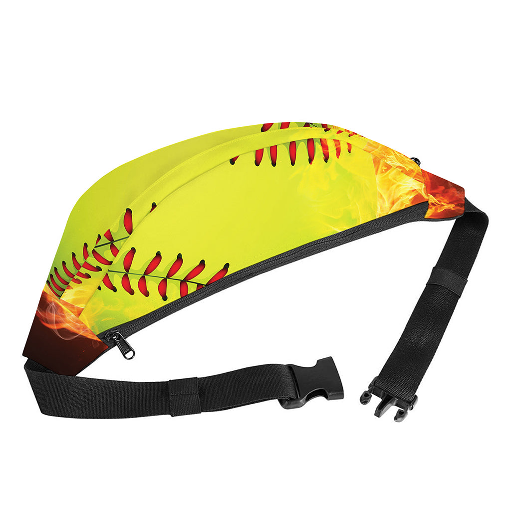 Fireball Softball Print Fanny Pack