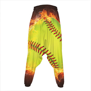 Fireball Softball Print Hammer Pants