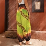 Fireball Softball Print Harem Pants