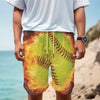 Fireball Softball Print Men's Cargo Shorts