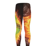 Fireball Softball Print Men's leggings