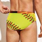 Fireball Softball Print Men's Swim Briefs