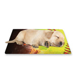 Fireball Softball Print Pet Cooling Mat Cover