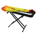 Fireball Softball Print Piano Keyboard Cover