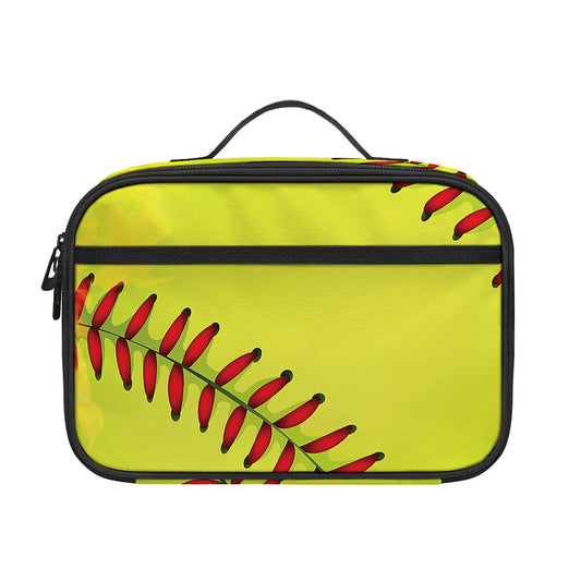 Fireball Softball Print Portable Lunch Bag