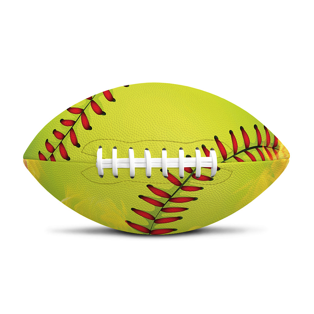 Fireball Softball Print Rugby Ball