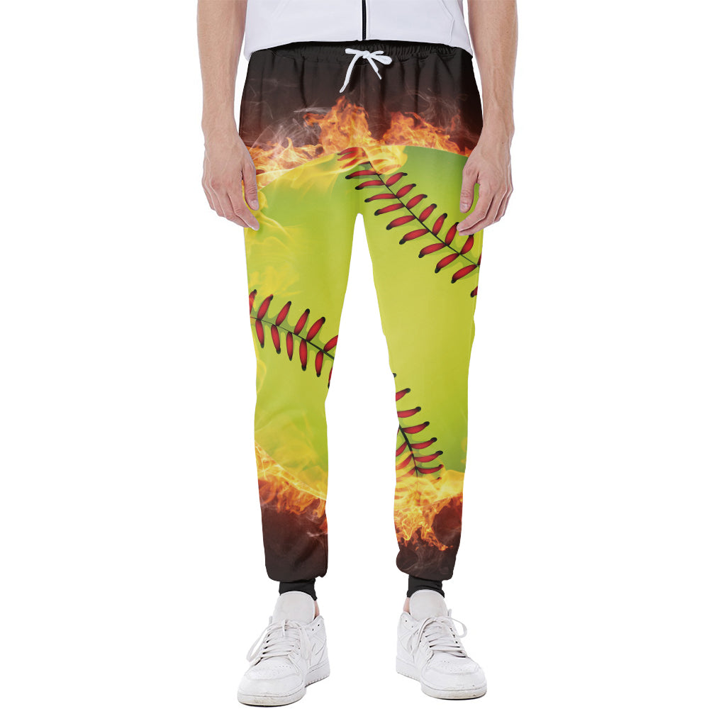 Fireball Softball Print Scuba Joggers