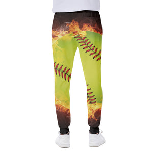 Fireball Softball Print Scuba Joggers