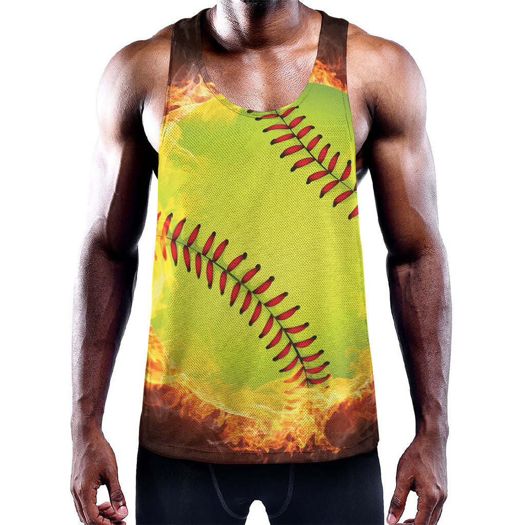 Fireball Softball Print Training Tank Top