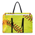 Fireball Softball Print Utility Tote Bag