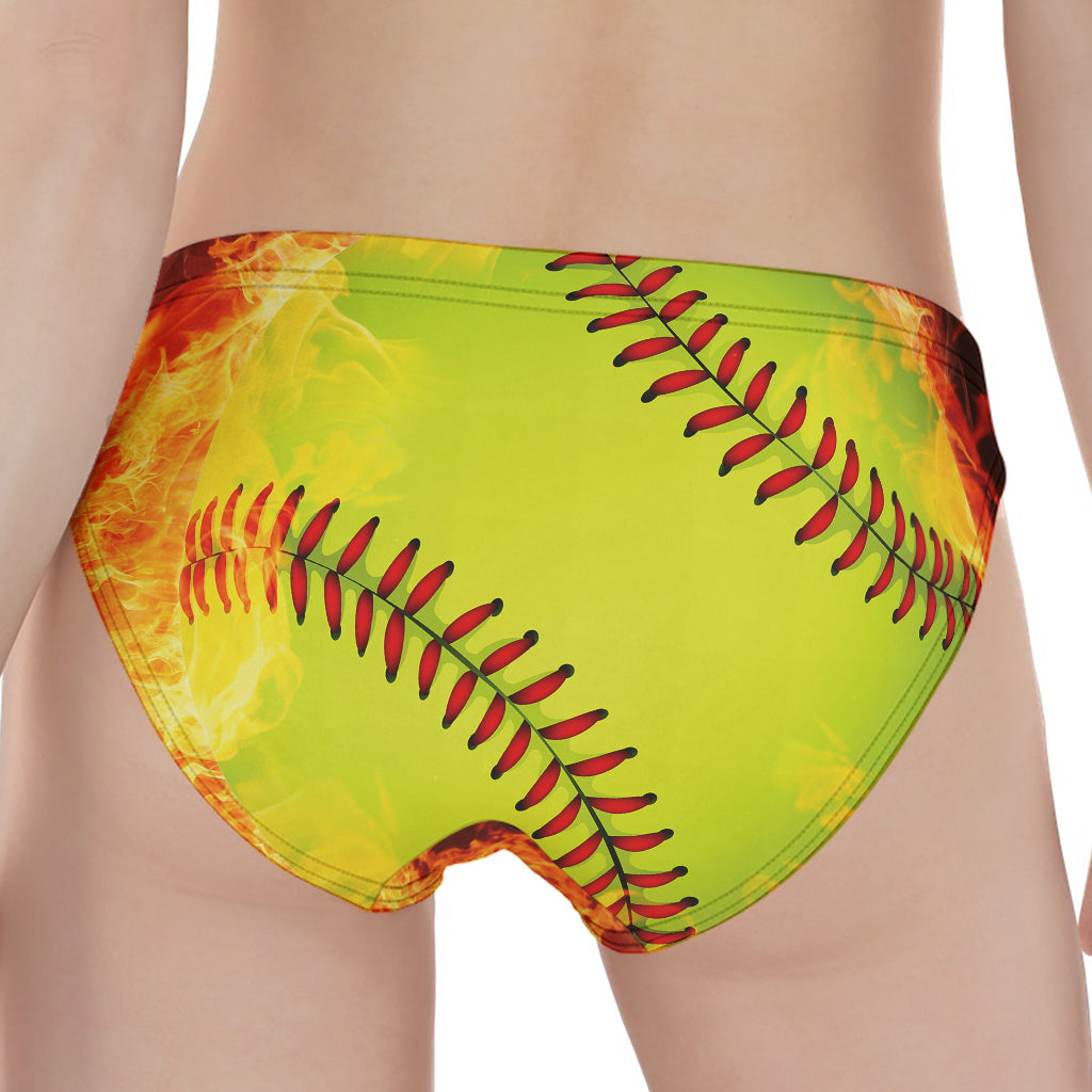 Fireball Softball Print Women's Panties