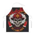 Firefighter Department Skull Print Adjustable Apron
