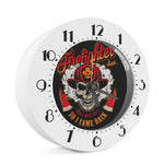 Firefighter Department Skull Print Alarm Clock