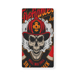 Firefighter Department Skull Print Baby Crib Sheet