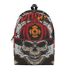 Firefighter Department Skull Print Backpack