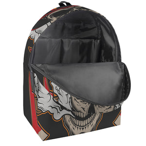 Firefighter Department Skull Print Backpack