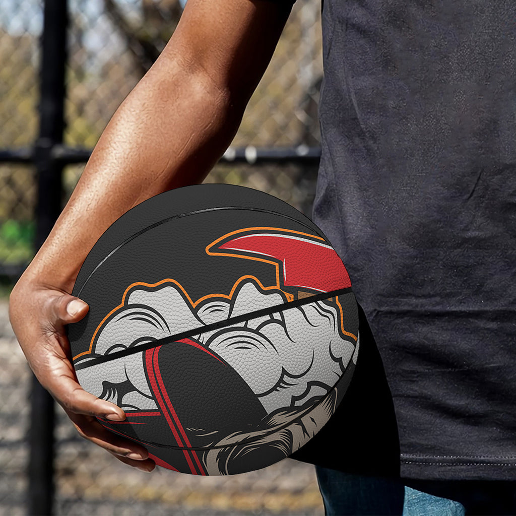 Firefighter Department Skull Print Basketball
