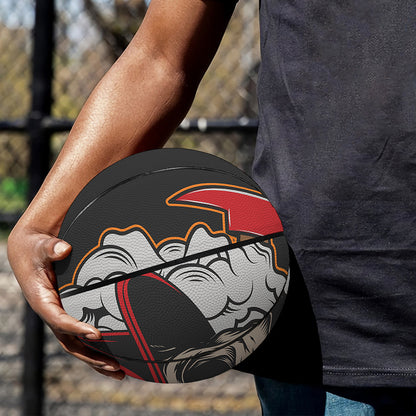 Firefighter Department Skull Print Basketball