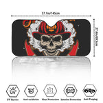 Firefighter Department Skull Print Car Windshield Sun Shade