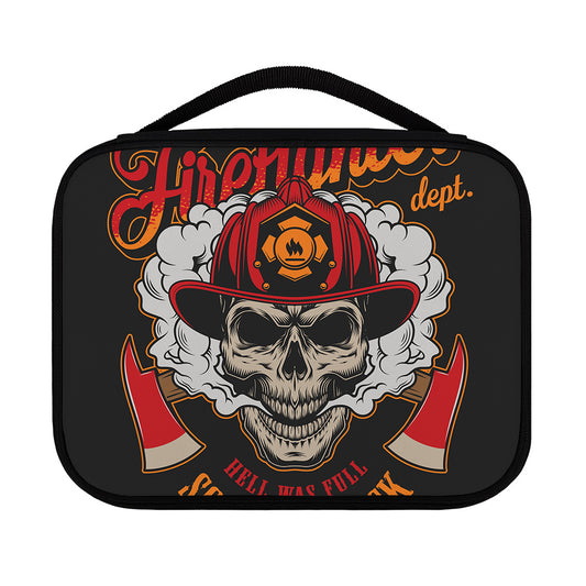 Firefighter Department Skull Print Classic Bible Case